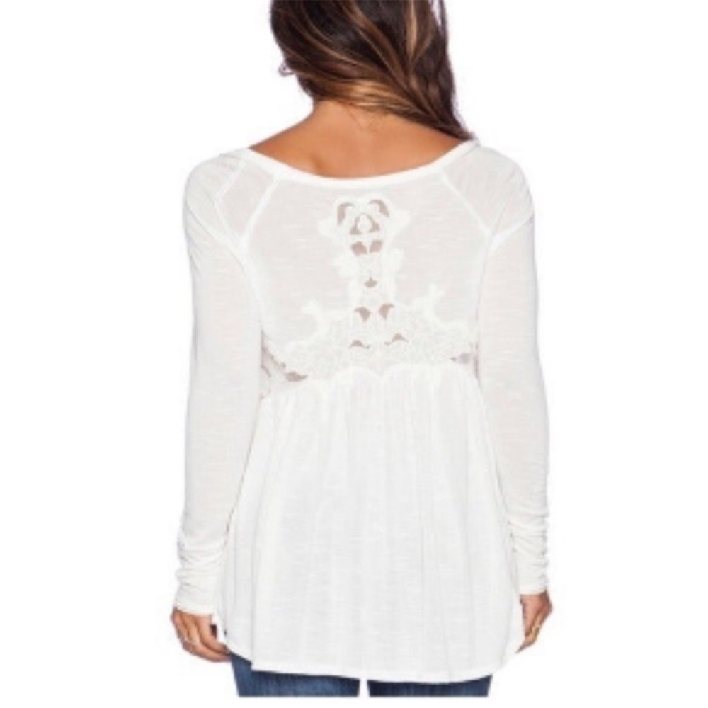 Boho Free People That’s Amore Long Sleeve Blouse. XS. NWT. - Picture 11 of 16
